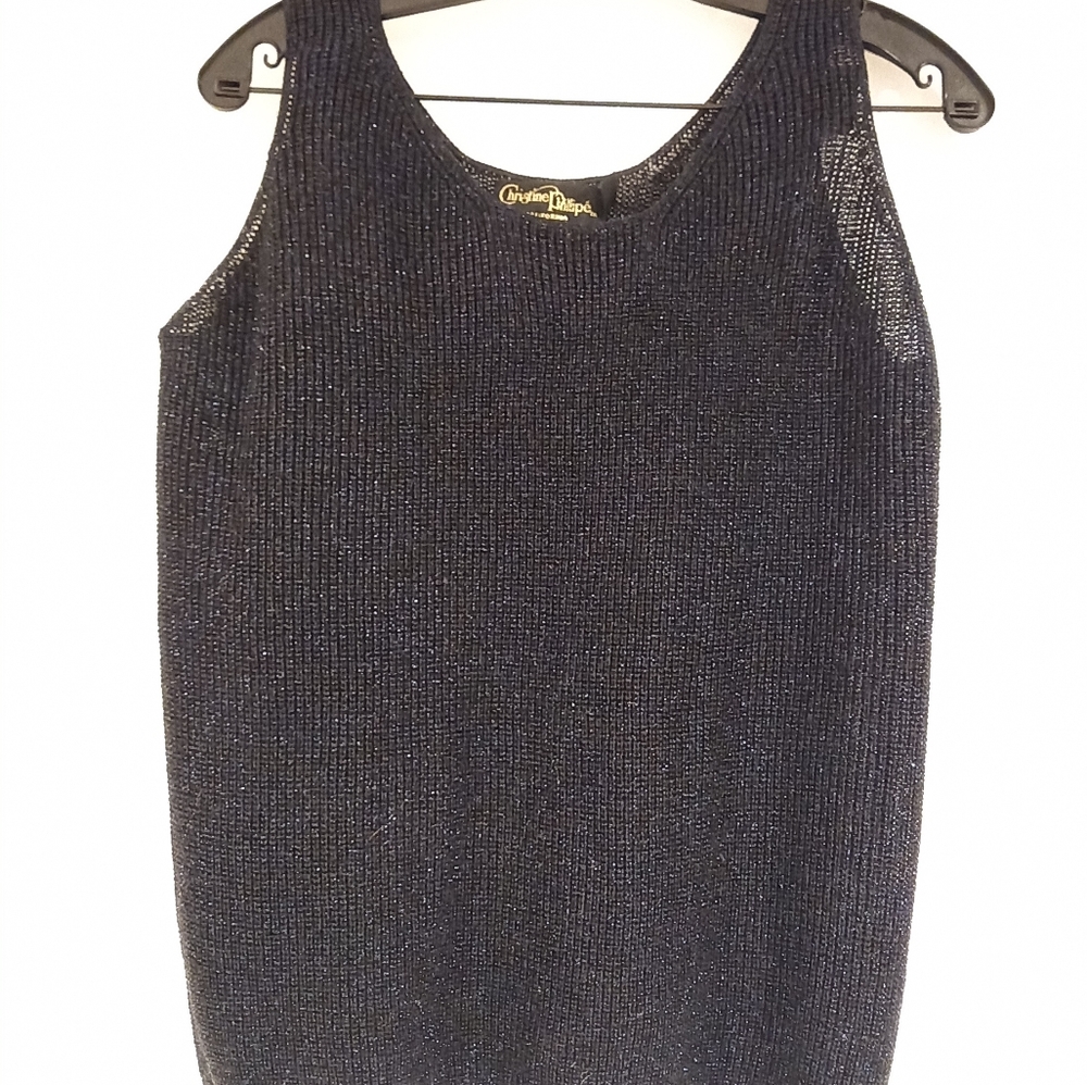 Christine Phillipe Shimmery Camisole Top L